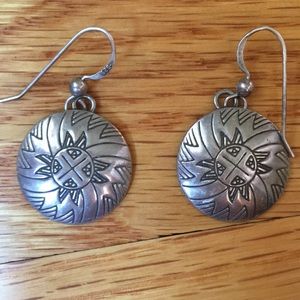 Silver earrings